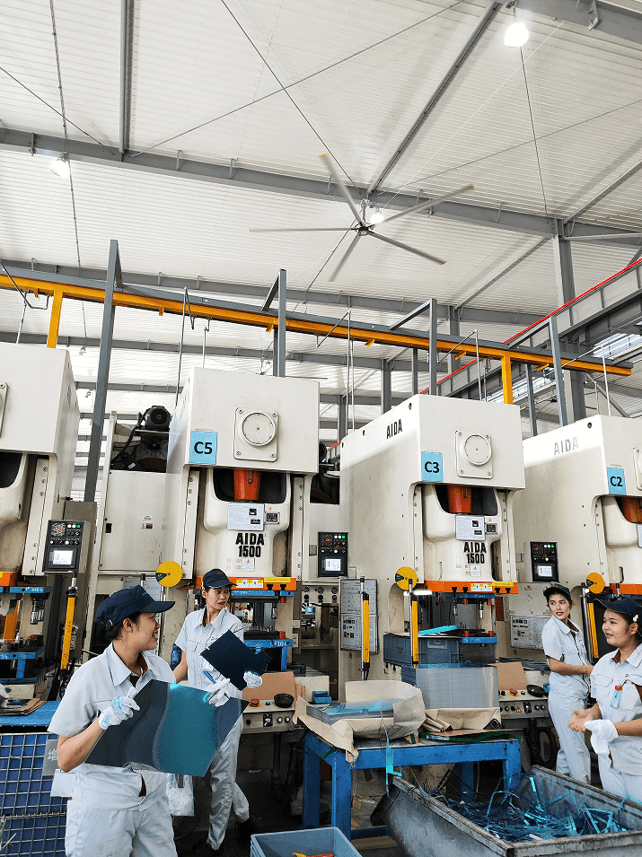 PMSM HVLS Fans Thailand for Takeda Moriyasu